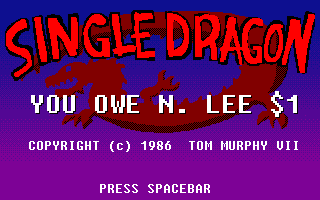 Single Dragon: You Owe N. Lee $1